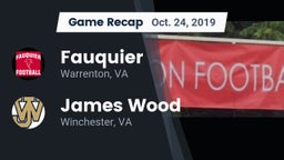 Recap: Fauquier  vs. James Wood  2019
