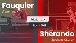 Matchup: Fauquier  vs. Sherando  2019