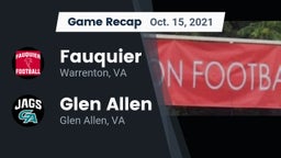 Recap: Fauquier  vs. Glen Allen  2021