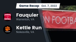 Recap: Fauquier  vs. Kettle Run  2022