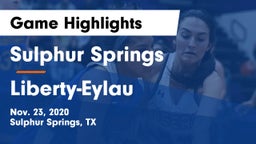 Sulphur Springs  vs Liberty-Eylau  Game Highlights - Nov. 23, 2020