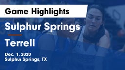 Sulphur Springs  vs Terrell  Game Highlights - Dec. 1, 2020
