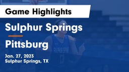 Sulphur Springs  vs Pittsburg  Game Highlights - Jan. 27, 2023