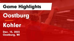 Oostburg  vs Kohler  Game Highlights - Dec. 15, 2023