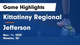 Kittatinny Regional  vs Jefferson  Game Highlights - Nov. 11, 2020
