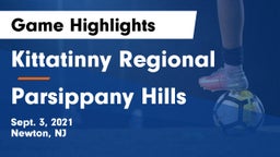Kittatinny Regional  vs Parsippany Hills  Game Highlights - Sept. 3, 2021