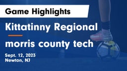 Kittatinny Regional  vs morris county tech Game Highlights - Sept. 12, 2023
