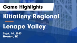 Kittatinny Regional  vs Lenape Valley  Game Highlights - Sept. 14, 2023