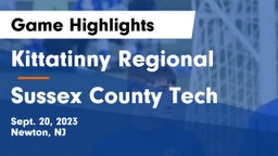 Kittatinny Regional  vs Sussex County Tech  Game Highlights - Sept. 20, 2023