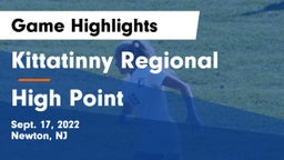 Kittatinny Regional  vs High Point  Game Highlights - Sept. 17, 2022