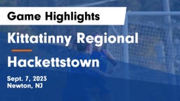 Kittatinny Regional  vs Hackettstown  Game Highlights - Sept. 7, 2023