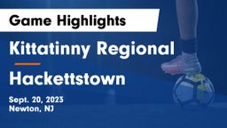 Kittatinny Regional  vs Hackettstown  Game Highlights - Sept. 20, 2023