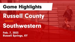 Russell County  vs Southwestern  Game Highlights - Feb. 7, 2023
