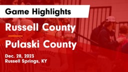 Russell County  vs Pulaski County  Game Highlights - Dec. 28, 2023