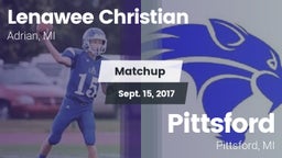 Matchup: Lenawee Christian vs. Pittsford  2017