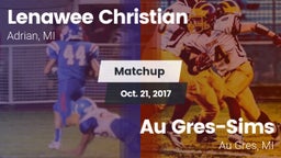 Matchup: Lenawee Christian vs. Au Gres-Sims  2017