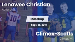 Matchup: Lenawee Christian vs. ******-Scotts  2018