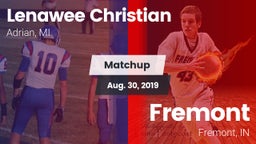 Matchup: Lenawee Christian vs. Fremont  2019