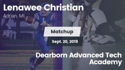 Matchup: Lenawee Christian vs. Dearborn Advanced Tech Academy 2019