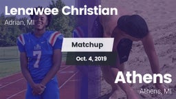 Matchup: Lenawee Christian vs. Athens  2019