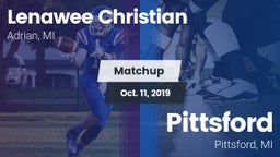 Matchup: Lenawee Christian vs. Pittsford  2019