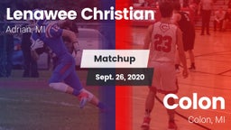Matchup: Lenawee Christian vs. Colon  2020