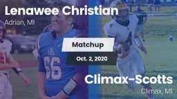 Matchup: Lenawee Christian vs. ******-Scotts  2020