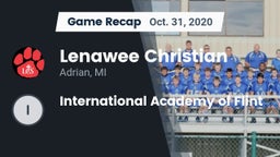 Recap: Lenawee Christian  vs. International Academy of Flint 2020