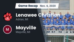Recap: Lenawee Christian  vs. Mayville  2020