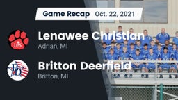Recap: Lenawee Christian  vs. Britton Deerfield 2021