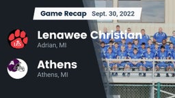 Recap: Lenawee Christian  vs. Athens  2022