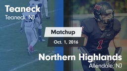 Matchup: Teaneck  vs. Northern Highlands  2016