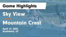 Sky View  vs Mountain Crest  Game Highlights - April 12, 2023