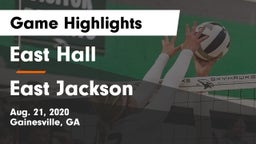 East Hall  vs East Jackson  Game Highlights - Aug. 21, 2020