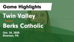 Twin Valley  vs Berks Catholic  Game Highlights - Oct. 24, 2020