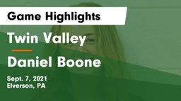 Twin Valley  vs Daniel Boone  Game Highlights - Sept. 7, 2021