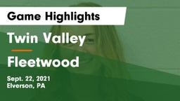 Twin Valley  vs Fleetwood Game Highlights - Sept. 22, 2021