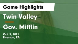 Twin Valley  vs Gov. Mifflin Game Highlights - Oct. 5, 2021