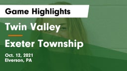 Twin Valley  vs Exeter Township  Game Highlights - Oct. 12, 2021