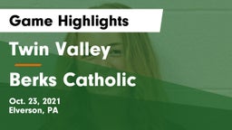 Twin Valley  vs Berks Catholic  Game Highlights - Oct. 23, 2021