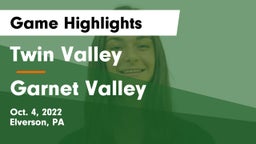 Twin Valley  vs Garnet Valley  Game Highlights - Oct. 4, 2022