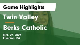 Twin Valley  vs Berks Catholic  Game Highlights - Oct. 22, 2022
