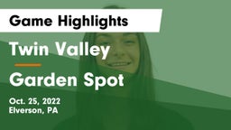 Twin Valley  vs Garden Spot  Game Highlights - Oct. 25, 2022