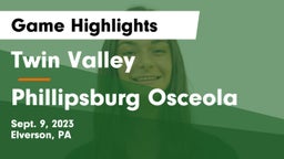 Twin Valley  vs Phillipsburg Osceola Game Highlights - Sept. 9, 2023