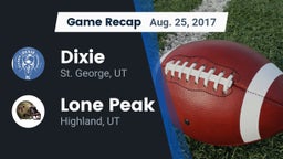 Recap: Dixie  vs. Lone Peak  2017