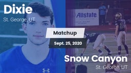Matchup: Dixie  vs. Snow Canyon  2020