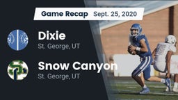 Recap: Dixie  vs. Snow Canyon  2020