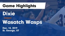 Dixie  vs Wasatch Wasps Game Highlights - Dec. 14, 2019