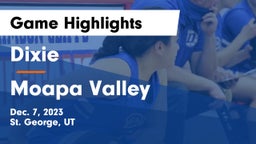 Dixie  vs Moapa Valley  Game Highlights - Dec. 7, 2023