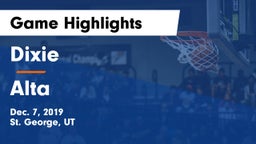 Dixie  vs Alta Game Highlights - Dec. 7, 2019